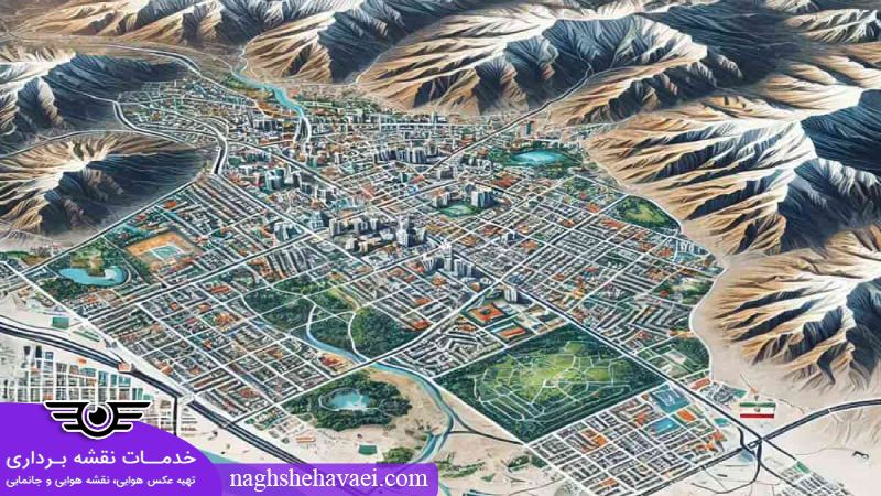 مقیاس نقشه هوایی 