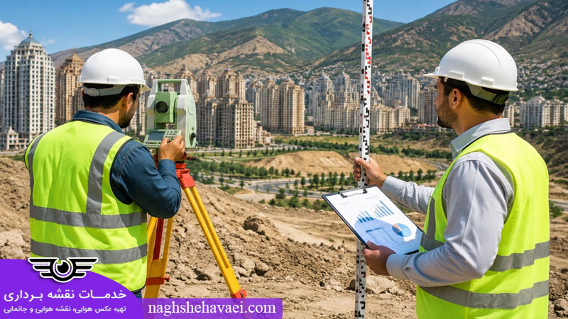 خدمات نقشه برداری در شمال تهران 