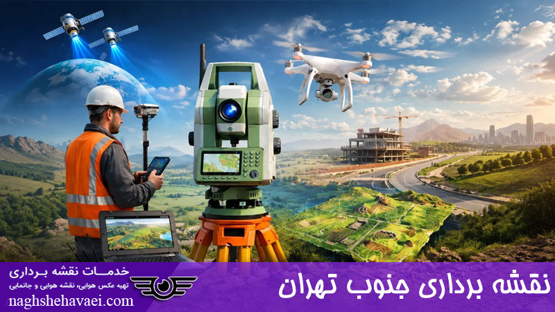 نقشه برداری جنوب تهران 