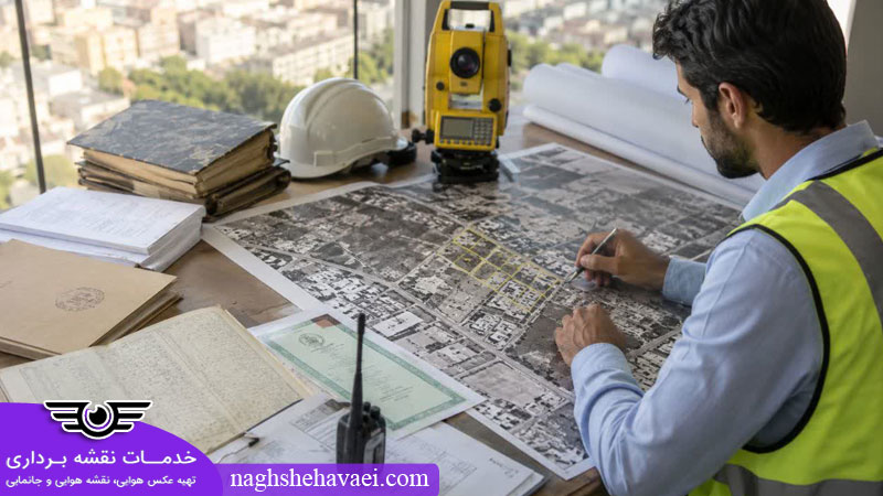 مدارک لازم برای جانمایی ملک روی عکس هوایی