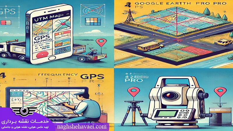 نرم افزارهای مورد استفاده در جانمایی نقشه UTM
