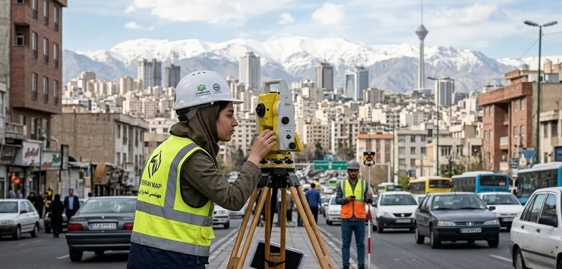 نقشه برداری تهران