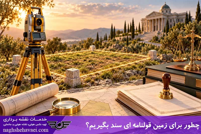 نحوه گرفتن سند برای زمین قولنامه ای