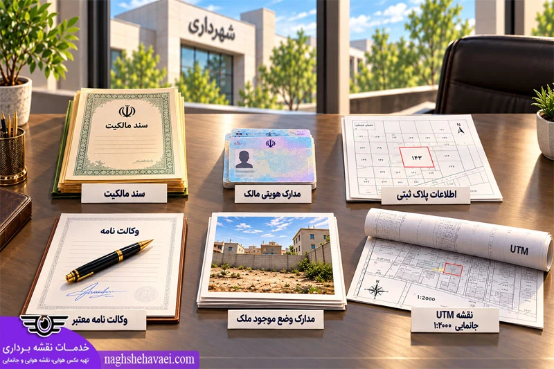 مدارک لازم برای گرفتن دستور نقشه